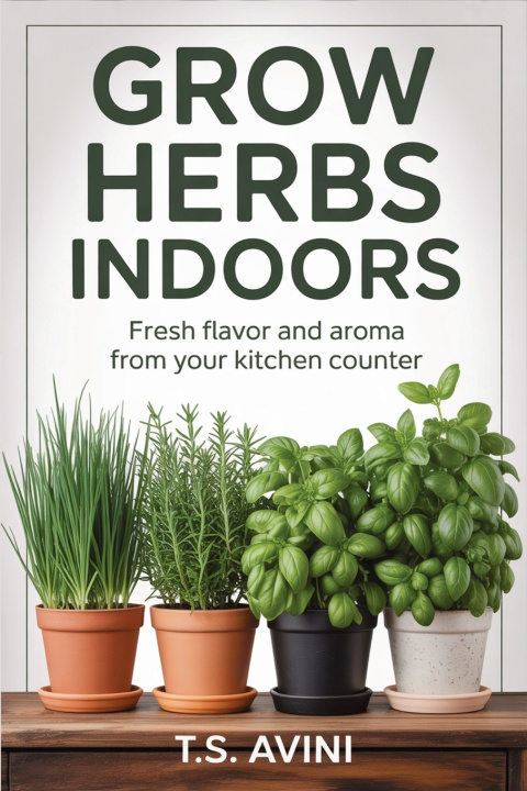 Buch Grow Herbs Indoors T.S Avini
