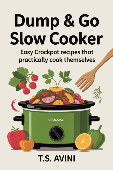 Книга Dump & Go Slow Cooker T.S Avini