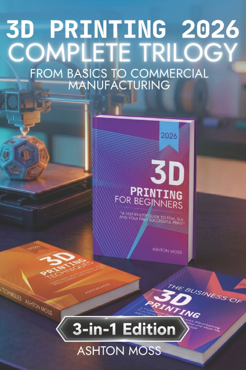 Książka 3D Printing book Ashton Moss