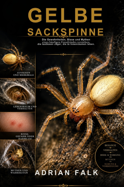 Buch Gelbe Sackspinne Adrian Falk