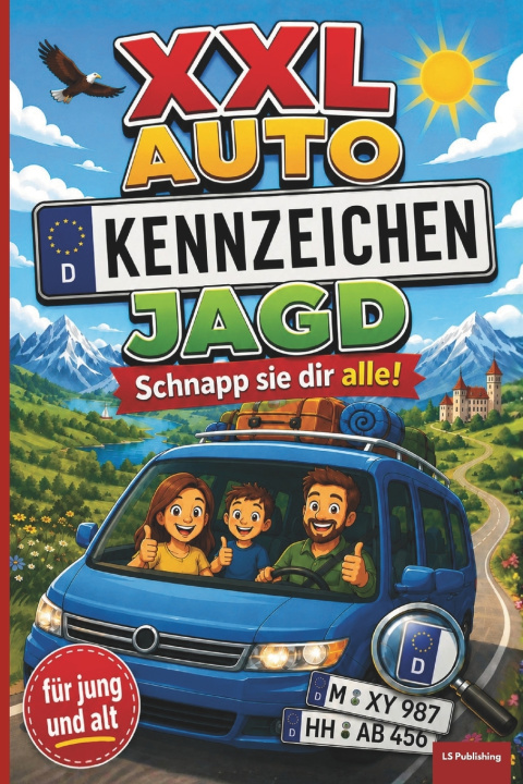 Buch XXL Auto Kennzeichen Jagd LS Publishing