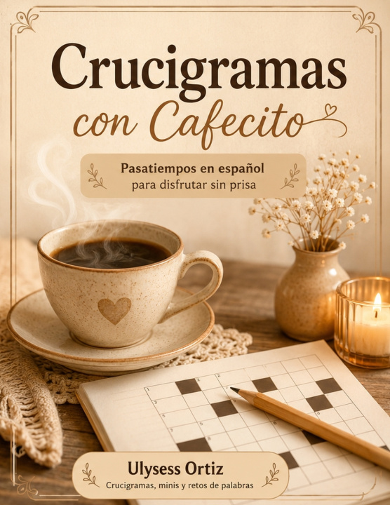 Kniha Crucigramas con Cafecito Ulysess Ortiz