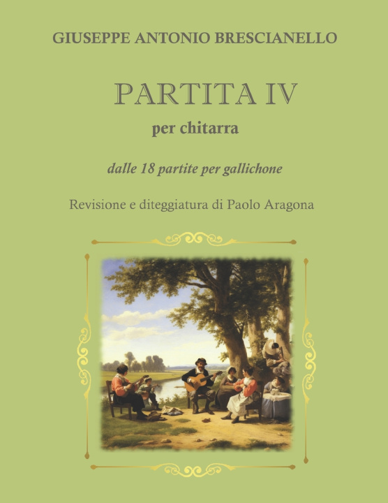 Libro PARTITA IV per chitarra Paolo Aragona