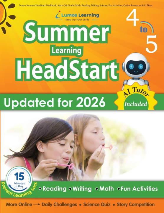 Libro Lumos Summer HeadStart Workbook, 4th to 5th Grade Lumos Learning