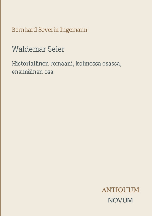 Carte Waldemar Seier Bernhard Severin Ingemann