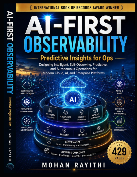 Book AI-FIRST OBSERVABILITY Mohan Rayithi