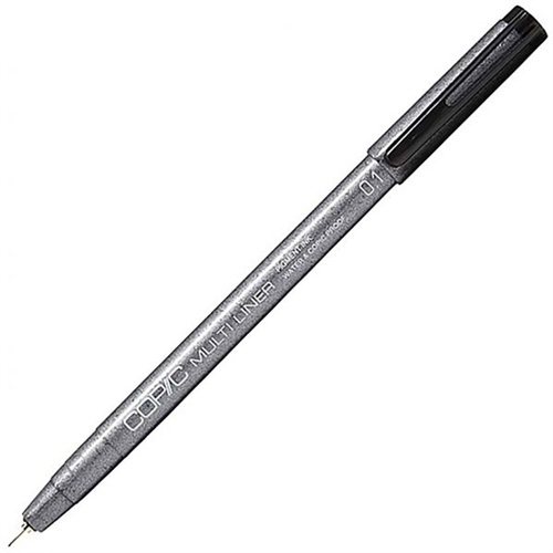 Boek COPIC Multiliner černý 0,1mm 