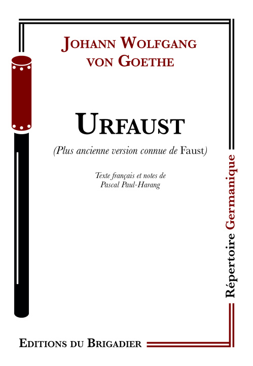 Book Urfaust von Goethe