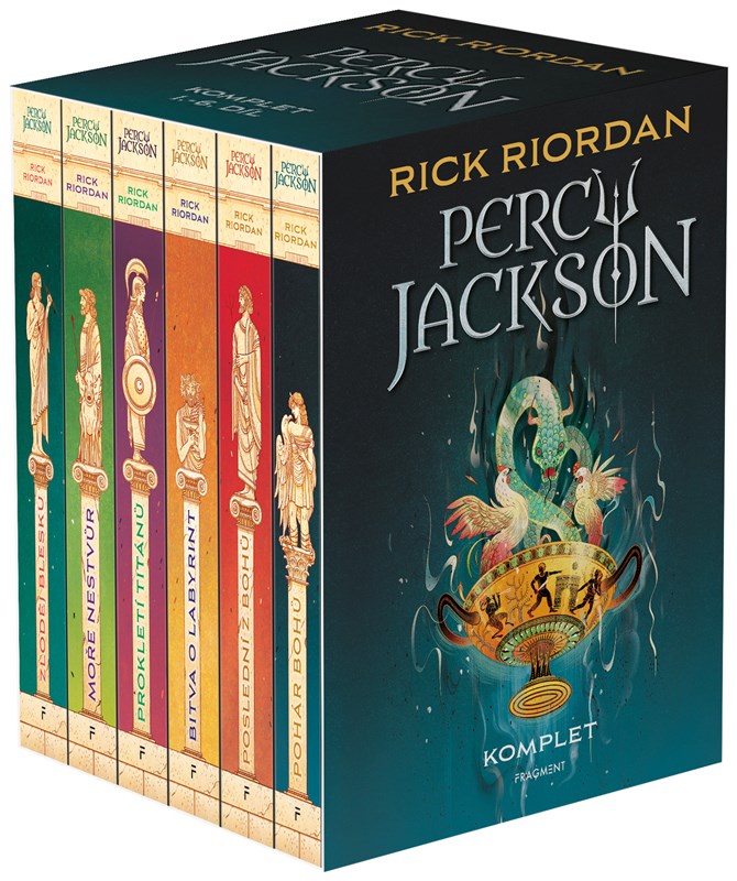 Carte PERCY JACKSON - komplet - box Rick Riordan