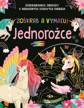 Knjiga Zoškrab a vymaľuj - Jednorožce 