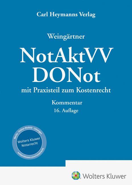 Kniha Weingärtner, NotAktVV / DONot-Kommentar Matthias Frohn