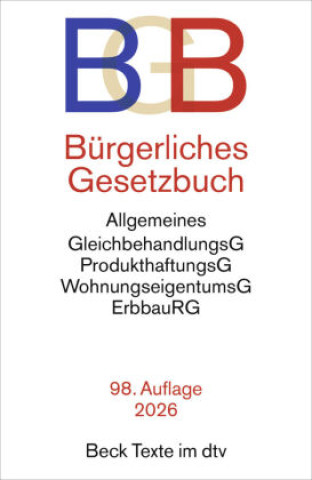 Libro Bürgerliches Gesetzbuch. BGB Helmut Köhler