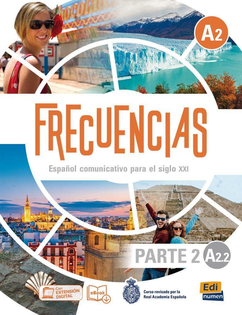 Książka Frecuencias A2 - Parte 2, A2.2.  Kursbuch + Code Editorial Edinumen