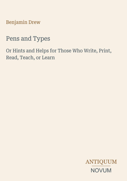 Kniha Pens and Types 