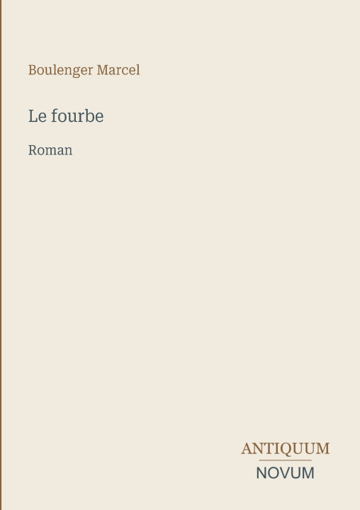 Book Le fourbe Boulenger Marcel