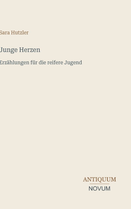Book Junge Herzen Sara Hutzler