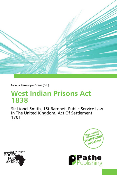 Buch West Indian Prisons Act 1838 