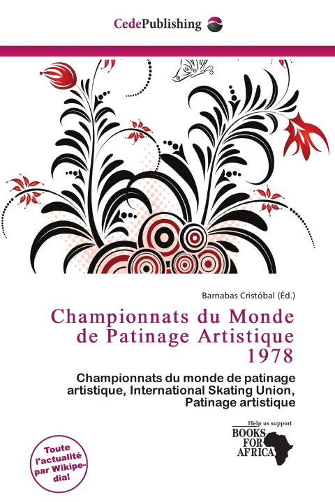 Kniha Championnats du Monde de Patinage Artistique 1978 