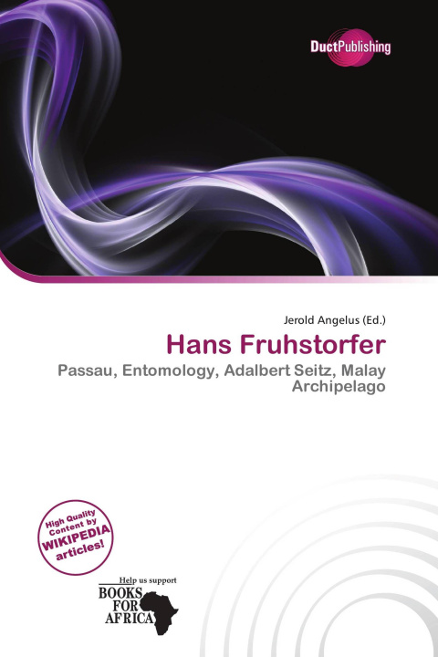 Książka Hans Fruhstorfer 