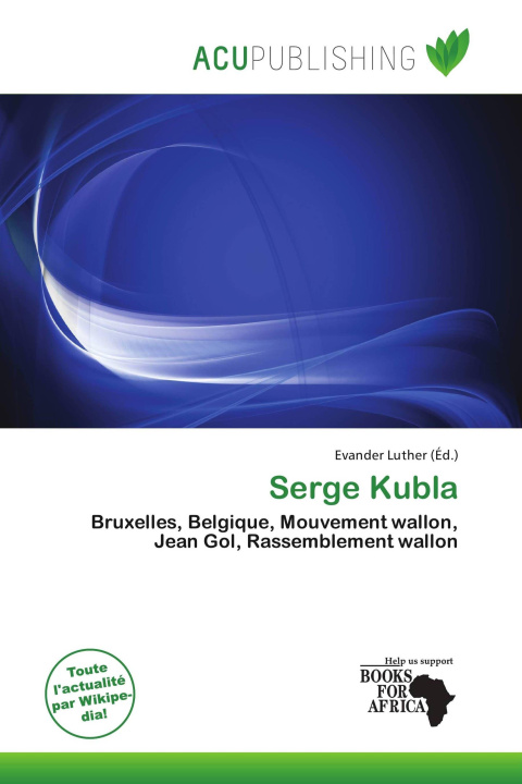 Książka Serge Kubla 