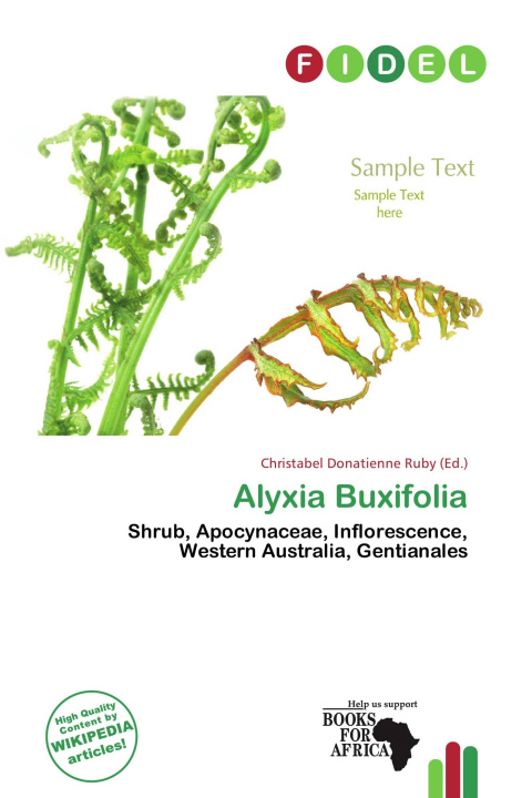 Książka Alyxia Buxifolia 