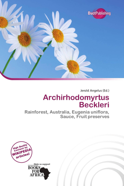 Könyv Archirhodomyrtus Beckleri 
