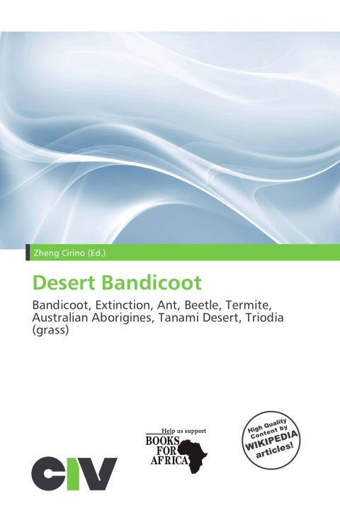 Książka Desert Bandicoot 