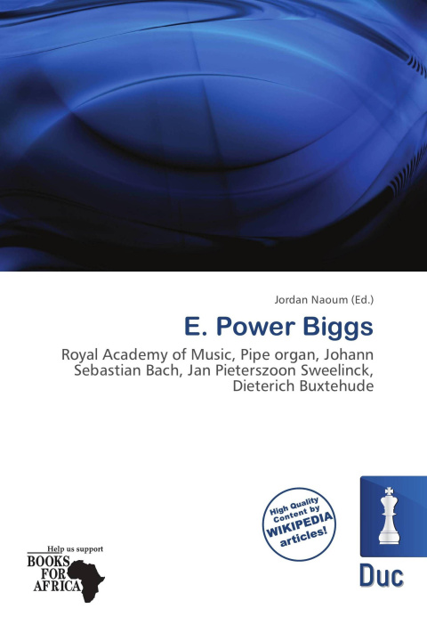 Książka E. Power Biggs 