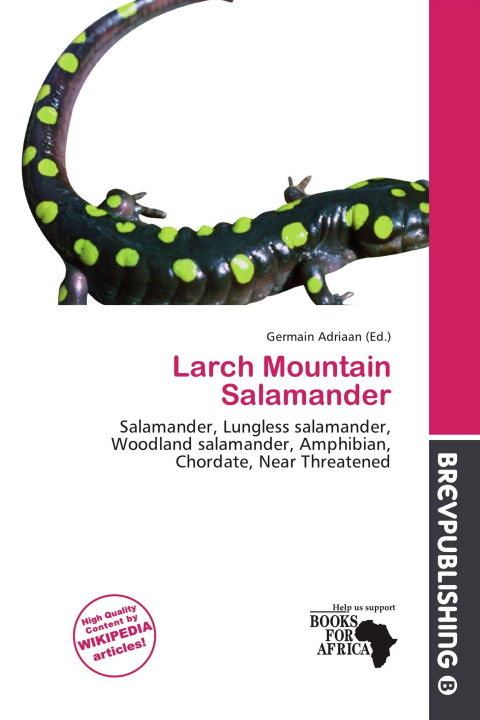 Kniha Larch Mountain Salamander 