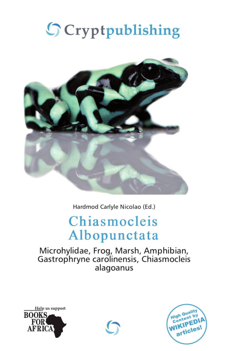 Boek Chiasmocleis Albopunctata 