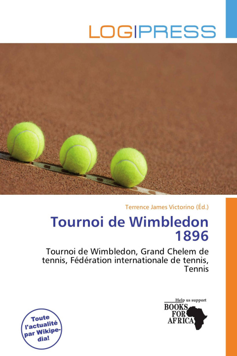 Książka Tournoi de Wimbledon 1896 