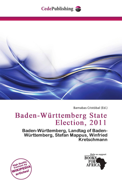 Książka Baden-Württemberg State Election, 2011 