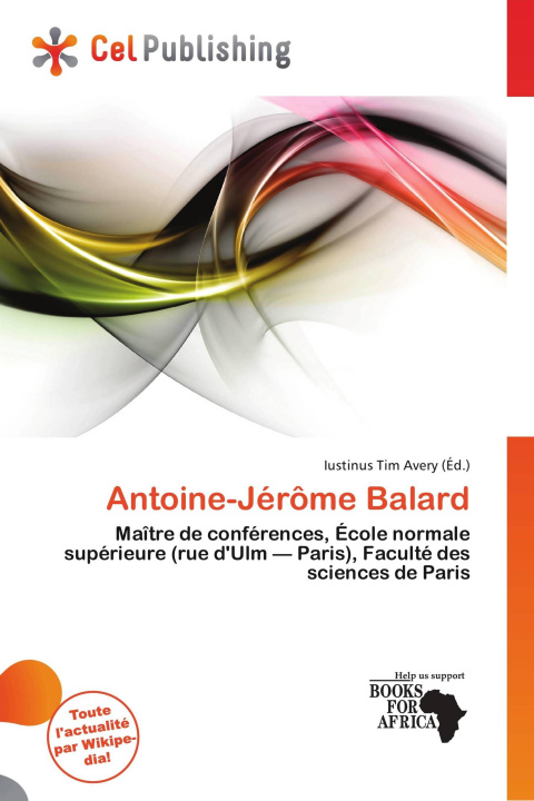 Könyv Antoine-Jérôme Balard 