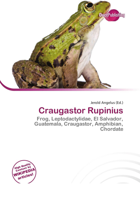 Könyv Craugastor Rupinius 