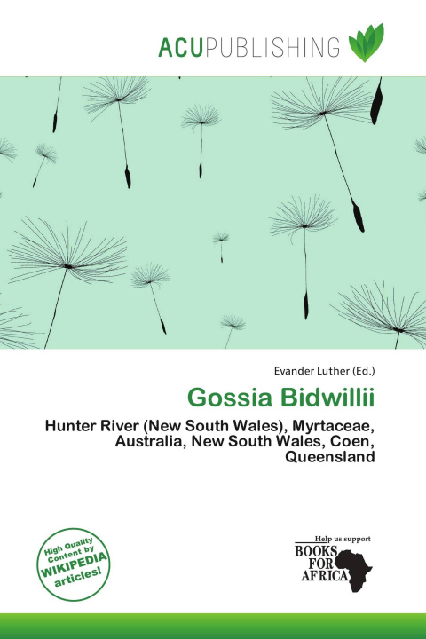 Libro Gossia Bidwillii 