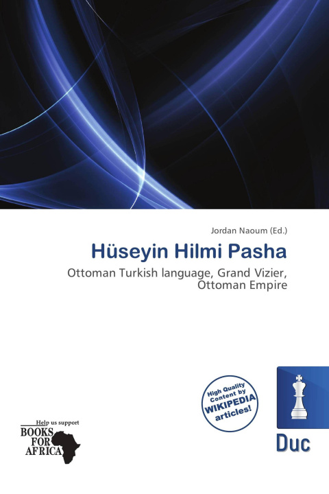 Książka Hüseyin Hilmi Pasha 
