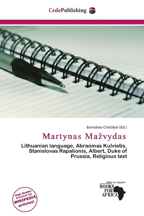 Könyv Martynas Ma¿vydas 