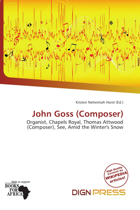 Książka John Goss (Composer) 