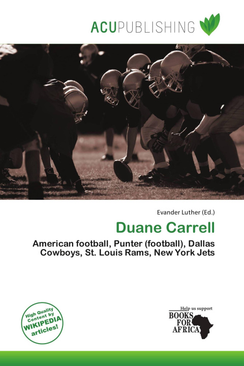 Książka Duane Carrell 