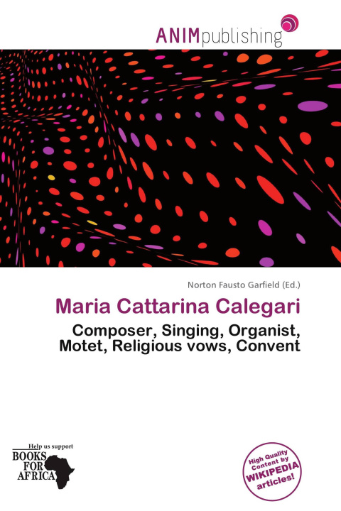 Könyv Maria Cattarina Calegari 