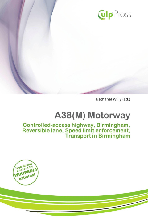 Carte A38(M) Motorway 