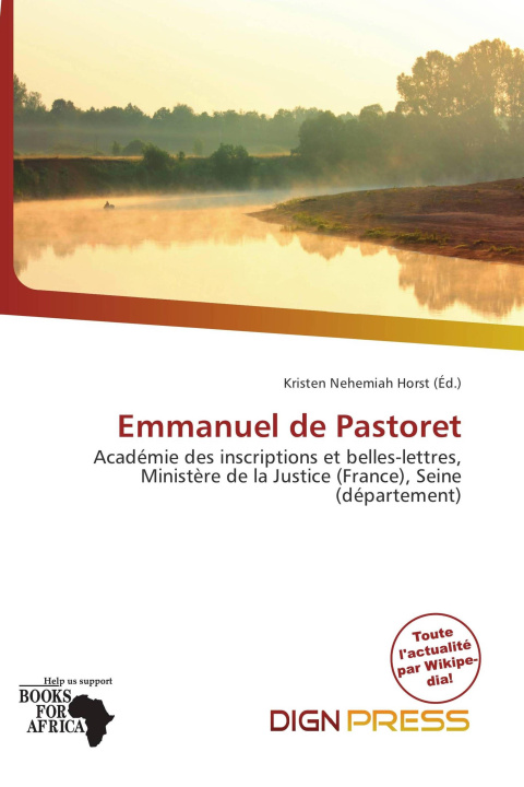 Kniha Emmanuel de Pastoret 