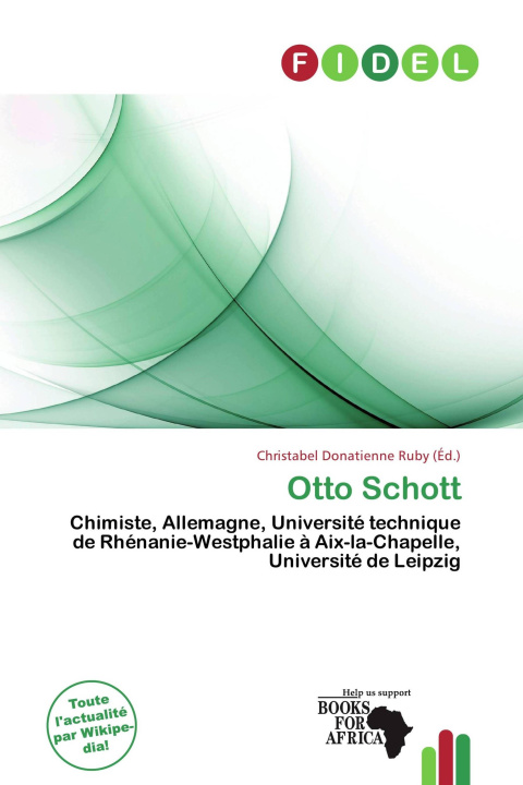 Livro Otto Schott 