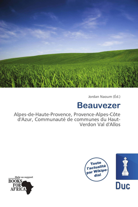 Kniha Beauvezer 