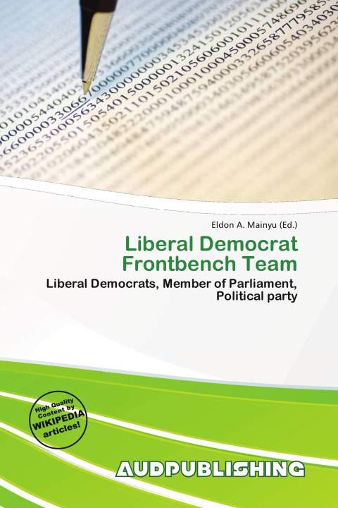 Książka Liberal Democrat Frontbench Team 