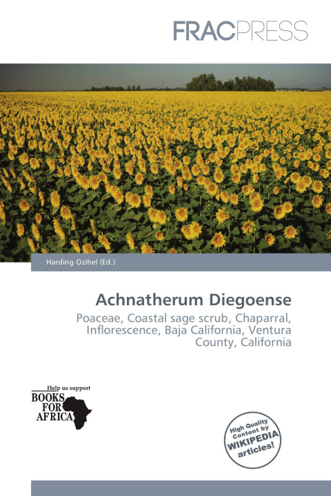 Книга Achnatherum Diegoense 