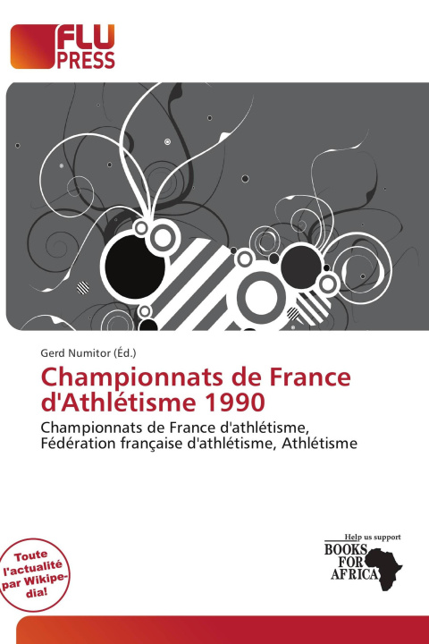 Livro Championnats de France d'Athlétisme 1990 