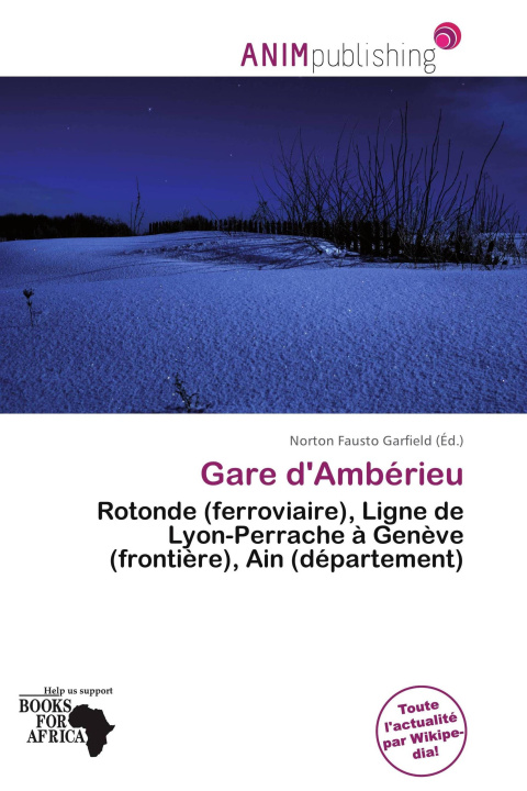 Carte Gare d'Ambérieu 