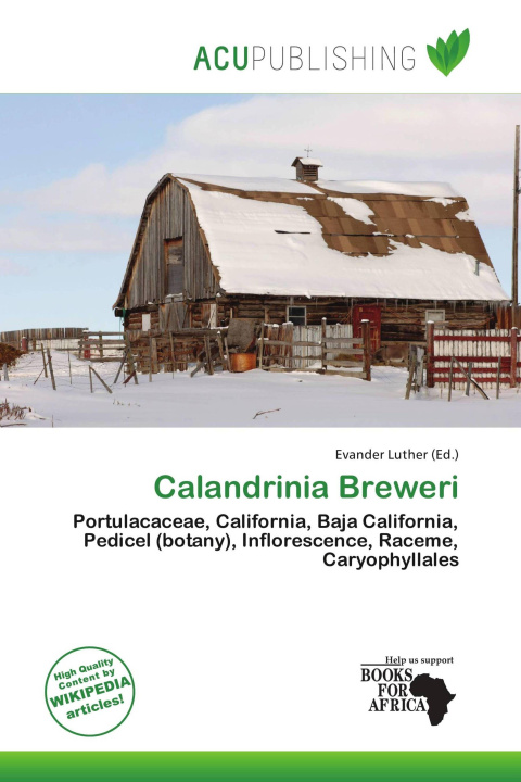 Libro Calandrinia Breweri 