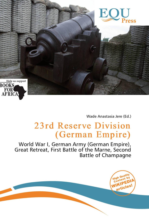 Carte 23rd Reserve Division (German Empire) 